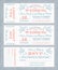 Vector Wedding Invite Tickets