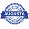 Vector of WELCOME TO City AUGUSTA Country UNITED STATES. Stamp. Sticker. Grunge Style. EPS8 .