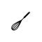 Vector whisk icon mixer. Kitchen beater cooking whisk bakery food blender