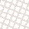 Vector white and beige seamless pattern with diagonal grid, cross lines, ropes