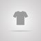 Vector White Blank Tshirt Icon Symbol