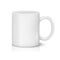Vector White Cup for Business Branding and