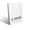 Vector white paper bag for your logos, design, trademark isolated on white.