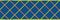 Vector wicker weave seamless border pattern. Painterly grunge brush diagonal plaid stripe banner. Woven criss cross neon