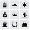 Vector wild west icon set