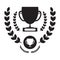 Vector Win Cup Icon. Winning Award Symbol