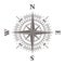 Vector wind rose compass