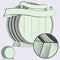 Vector wine wooden barrel with ribbon and place for your text