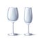 Vector wineglass champagne glass white mock up