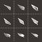 Vector wing icon set