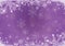 Vector winter purple gradient Christmas background snowflake and snow border