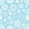 vector winter seamless snowflake background