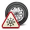 Vector Winter Tire with Sign