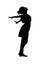 Vector woman lady girl silhouette