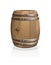 Vector wooden barrel