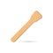 Vector wooden texture stick realistic style