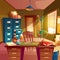 Vector working space of detective, office room interior