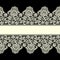 Vector Yellow Lace Border. Seamless Pattern.