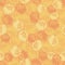 Vector yellow monochrome marigold flower abstract seamless pattern. Perfect for fabric, scrapbooking and wallpaper