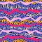 Vector zebra and leopard seamless geometric pattern design with stripes. fashion animal print