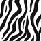 Vector zebra pattern, stylish stripes texture. Animal natural print. For the design of wallpaper, textile, cover.