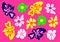 Vectorial flower pattern