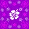 Vectorial flower pattern