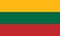 Vectorial illustration of the Lithuanian flag