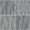 Vectorial seamless pattern collection with oblique black segments