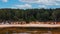 Veczemju Cliffs Red Rocks, Latvia. Red Sandstone Cliff by the Baltic Sea Coast of Vidzeme