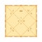 Vedic astrology birth chart template in northern indian diamond style. Jyothish calculator form.