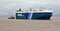 vega leader car carrier being escorted by a tug portishead uk