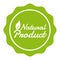 Vegan Button Natural Product Badge. Eps10 Vector Banner.