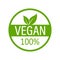 Vegan emblem. Vegan, great design for any purposes. Logo, symbol and background. Eco friendly vector illustration