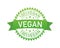 Vegan emblem. Vegan, great design for any purposes. Logo, symbol and background. Eco friendly vector illustration
