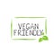 Vegan friendly label and high quality product badges. Bio Home made food Organic product Pure healthy Eco food organic