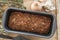 Vegan Lentil Loaf in Pan