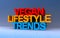 vegan lifestyle trends on blue