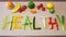 Vegan logo of colorful and healthy vegetables