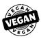 Vegan rubber stamp