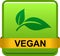 Vegan seal button logo