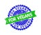 FOR VEGANS Bicolor Rosette Scratched Seal