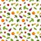 Vegetable Background Seamless Pattern Print Design