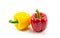 Vegetable bell pepper isolated on white background