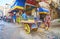 The vegetable cart in slums of Karmouz, Alexandria, Egypt