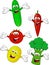 Vegetable cartoon