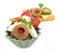 Vegetable and cream appetizers