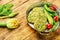 Vegetable cutlets in plate