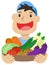 Vegetable delivery man