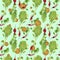 Vegetable garden banner with natural bio radish seamless pattern for discount, sale. Fresh vegetable.